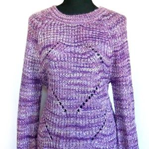 Drek Heart Knit Sweater Size M